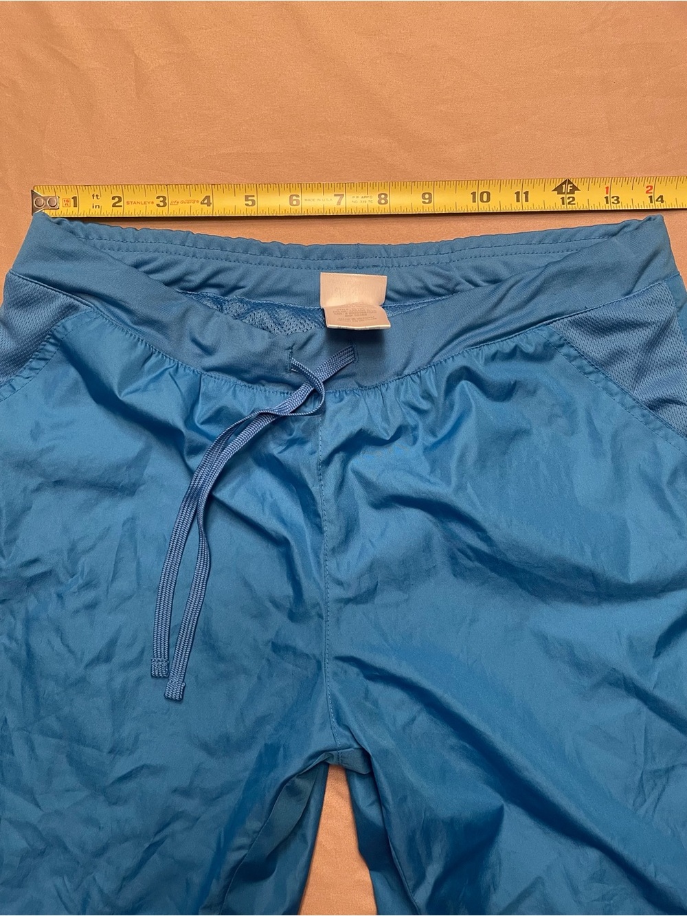 Danskin Now Cabana Blue Athletic Capris with Drawstring - Picture 6 of 7